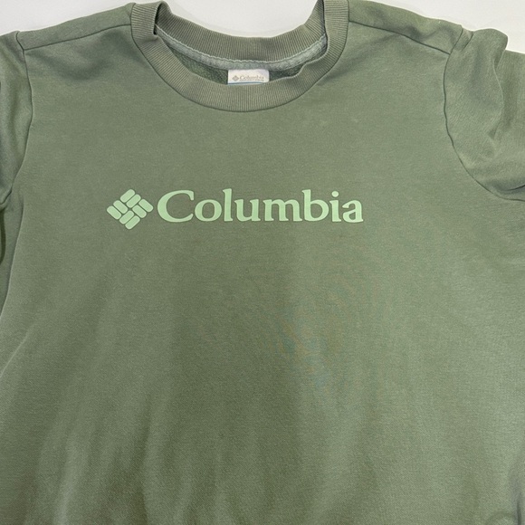 Columbia Light Green Women's Crew Neck Sweater - Picture 8 of 8